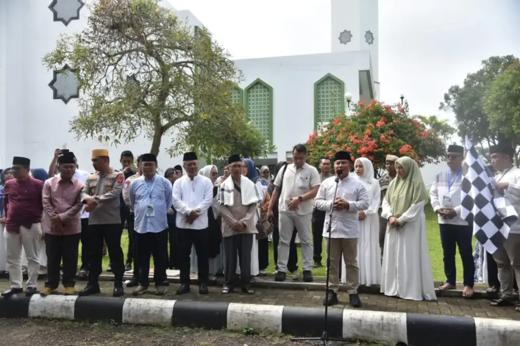 Pelepasan jemaah haji kuningan.
