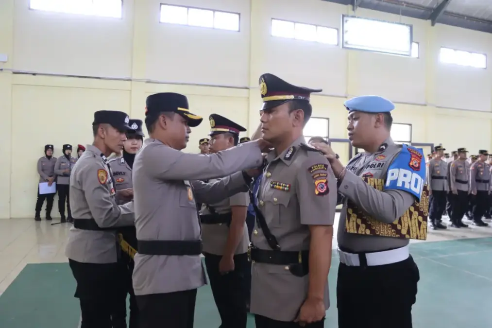 Sertijab kasat intelkam polres kuningan.