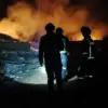 Ribuan ayam hangus terbakar.