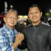 Coach Galih bersama sang pembina klub, Abdul Haris.