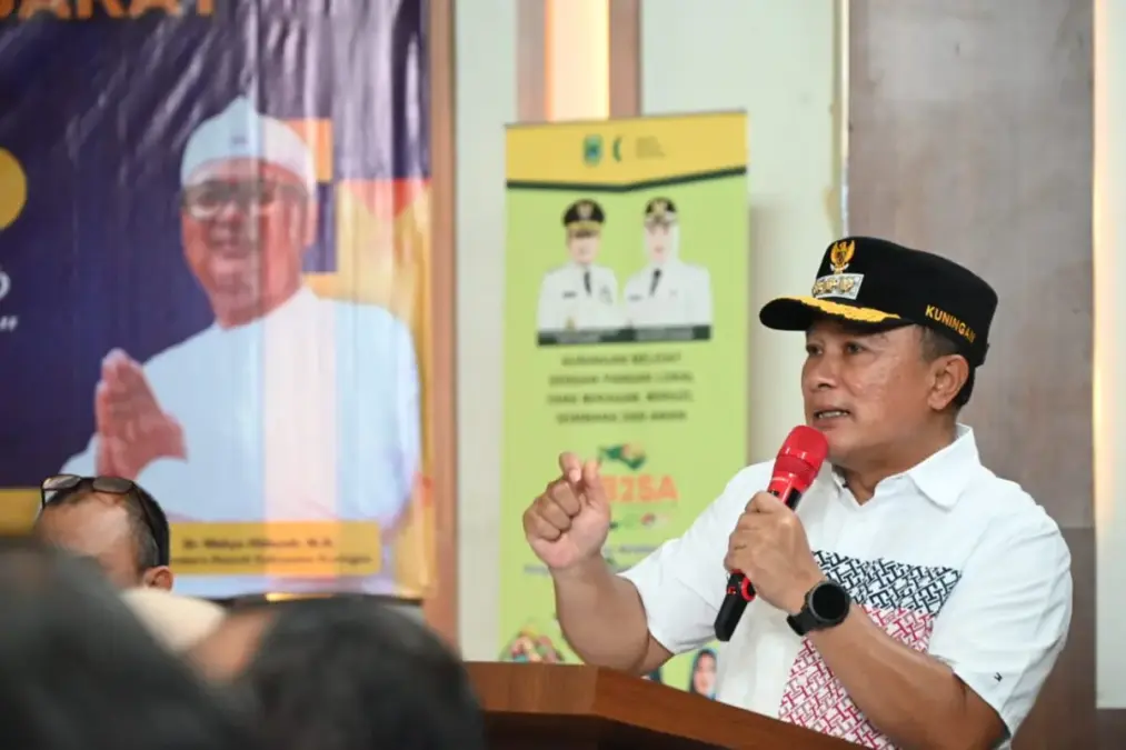 Bupati Kuningan puji kinerja dan wawasan Wahyu hidayah.