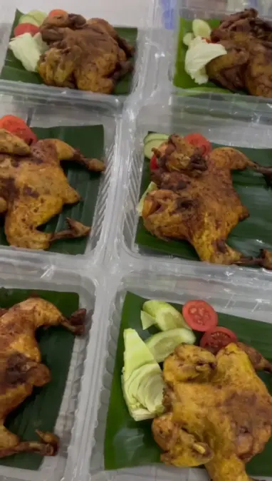 Porsi MBG untuk bumil Bakakak ayam