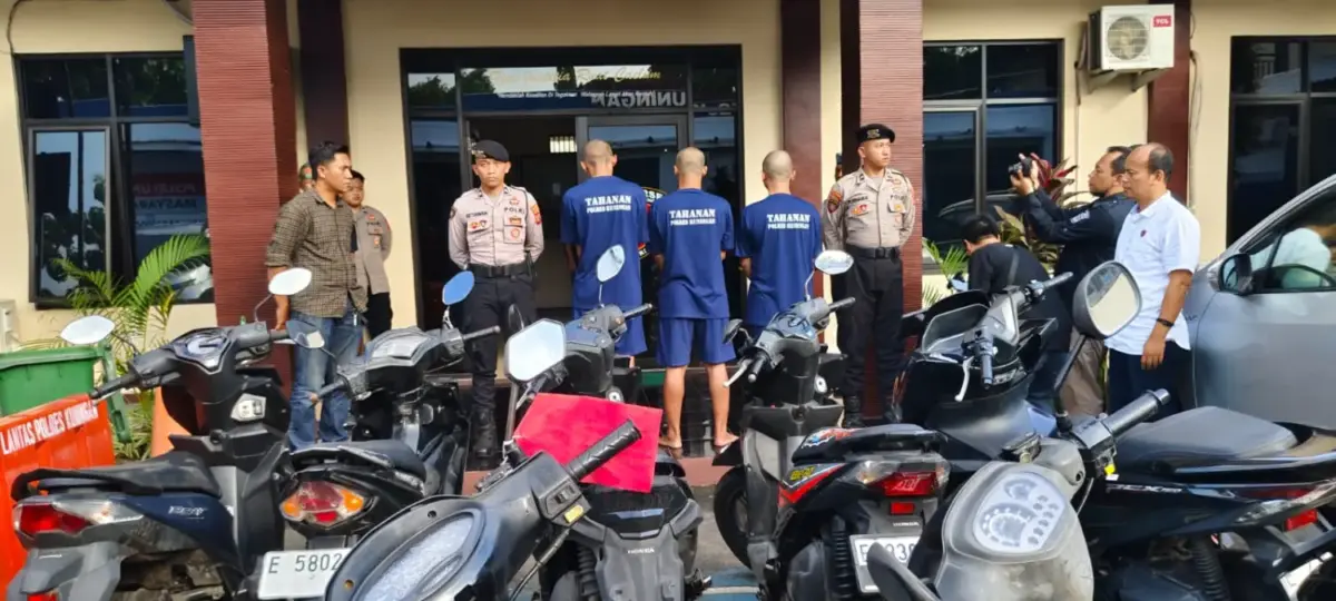 Penangkapan pelaku curanmor